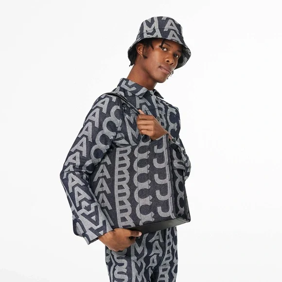 Marc Jacobs Black and Gray Tote Bag - Picture 4 of 13